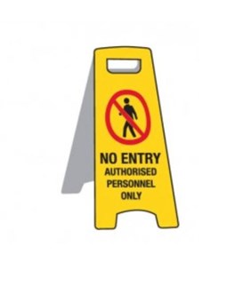 FLOOR STAND SIGN - NO ENTRY - 670MM