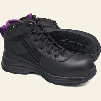 BLUNDSTONE 887 WOMENS SAFETY BOOTS - ZIP SIDE 