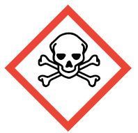 ACUTE TOXICITY - GHS DANGEROUS GOODS PICTO SIGN