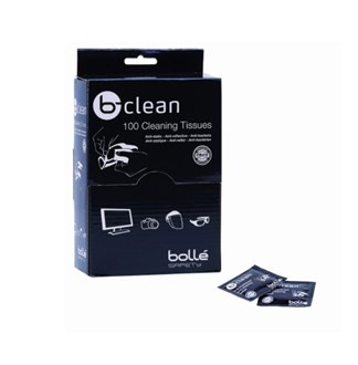 BOLLE B100 B-CLEAN PRE-MOISTENED CLEANING TISSUES