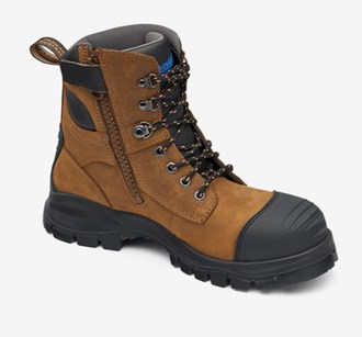 BLUNDSTONE 983 SAFETY BOOTS - ZIP SIDE