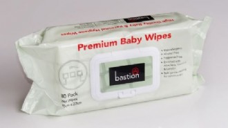 BASTION PREMIUM BABY WIPES-80 SHEETS