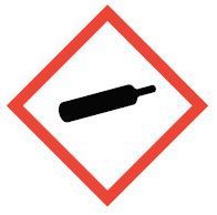 CYLINDER COMPRESSED GASES - GHS DANGEROUS GOODS PICTO SIGN