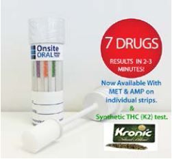 ONSITE OD-067 ORAL 7 (WITH K2) SALIVA DRUG SCREEN DEVICE
