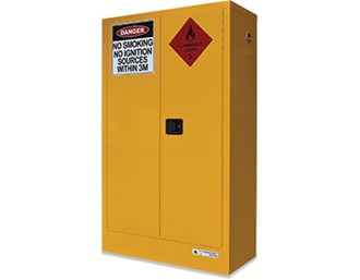 FLAMMABLE LIQUIDS/GOODS SAFETY STORAGE CABINET 250LTR 