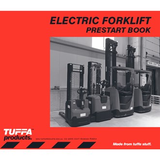 ELECTRIC FORKLIFT DB54 PRE START CHECKLIST BOOK
