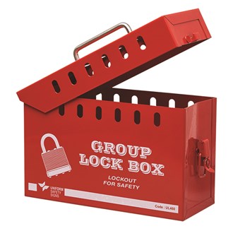 RED GROUP LOCK BOX - 12 LOCK UL460