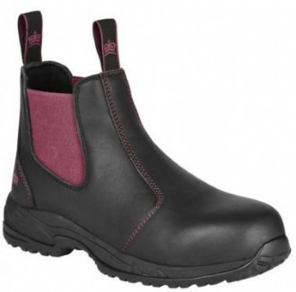 KING GEE K27390 LADIES TRADIE PULL ON SAFETY BOOTS