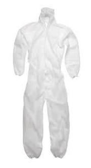 SAFEGUARD MICROPOROUS DISPOSABLE COVERALLS-TYPE 5/6