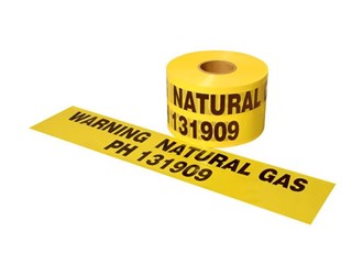GAS MAINS MARKER TAPE AGL -100MM X 500M