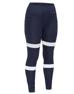 BISLEY BPL6026T WOMEN'S FLX & MOVE BIOMOTION TAPED JEGGING