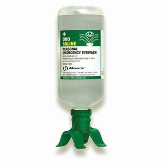 HAWS EYEWASH REFILL BOTTLE - DUAL EYE 1000ML SALINE SOLTION