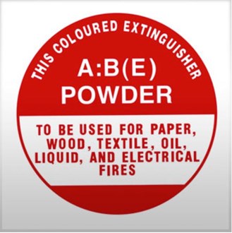ABE EXTINGUISHER IDENTIFICATION SIGN