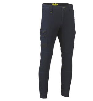 BISLEY BPC6335 FLEX AND MOVE STRETCH DENIM CARGO CUFFED PANTS
