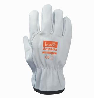 BASTION GRANADA CUT 5 PREMIUM A GRADE COW GRAIN NATURAL LEATHER RIGGER GLOVES