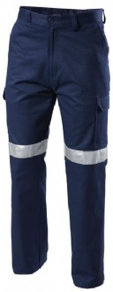 HARD YAKKA Y02750 REFLECTIVE GEN Y DRILL CARGO PANTS