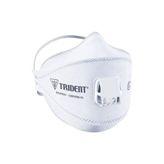 TRIDENT RTCFFPV FLAT FOLD P2 VALVED RESPIRATOR