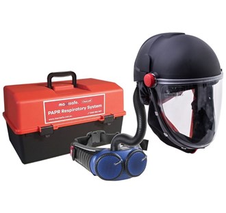 CleanAIR R304100 CA-40G HELMET WITH FLIP UP VISOR WITH AERGO PAPR