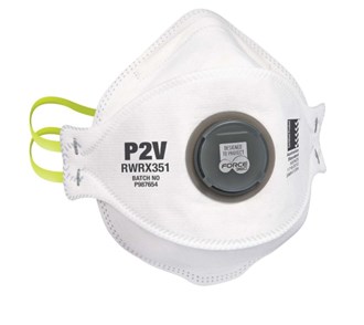 FORCE 360 P2V FLAT FOLD VALVED RESPIRATOR RWRX351