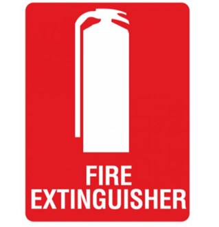 FIRE EXTINGUISHER LOCATION SIGN