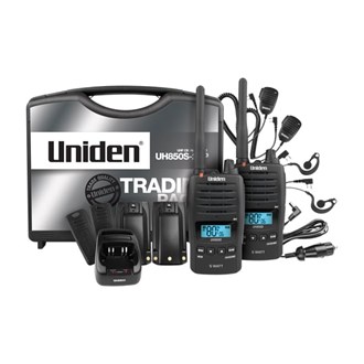 UNIDEN UH850S-2TP 5W HEAVY DUTY UHF RADIO WATERPROOF TRADIES TWIN PACK