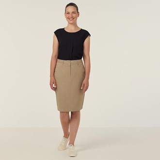 NNT STRETCH COTTON CHINO SKIRT
